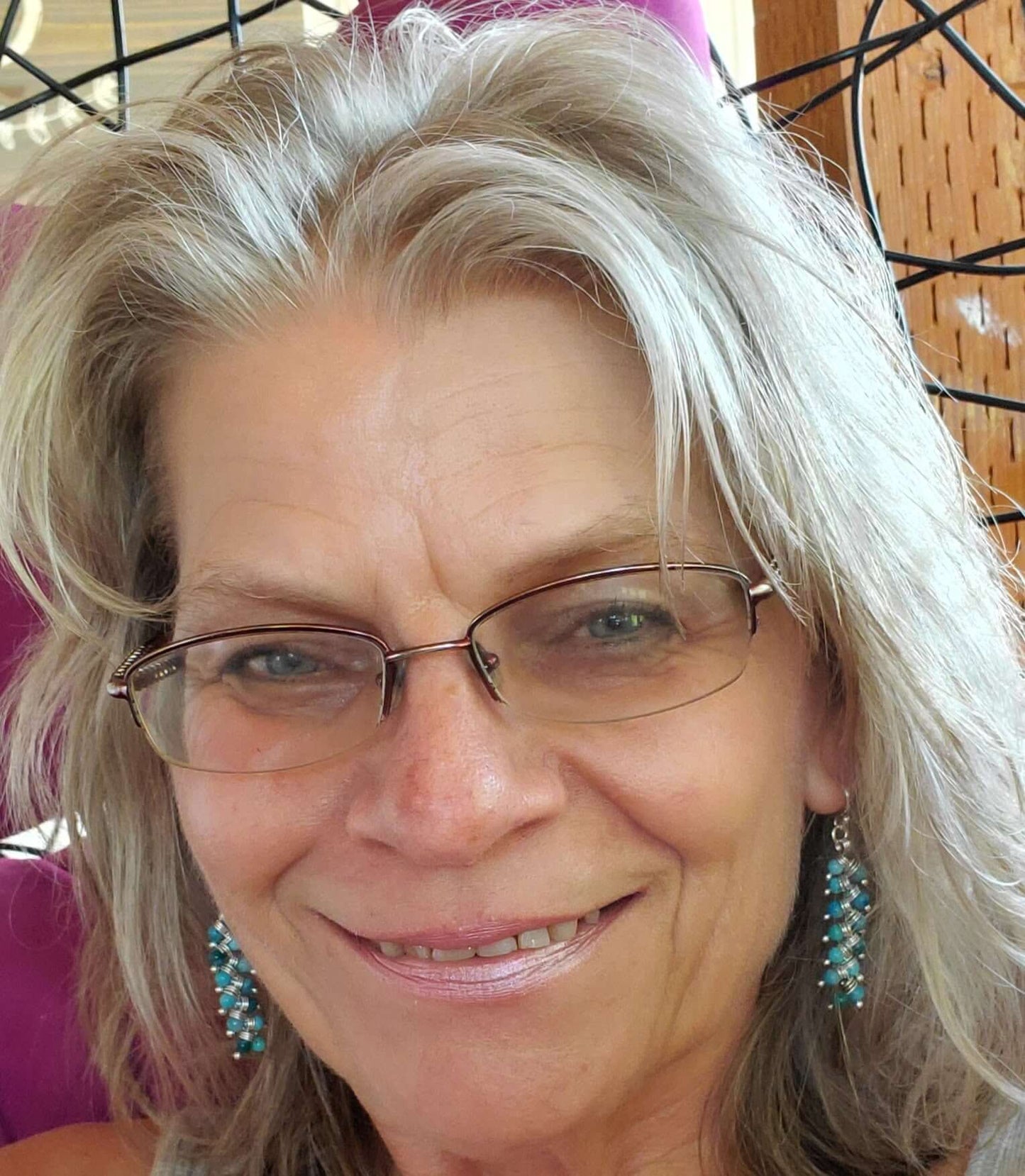 As Seen On TV Jane The Virgin Sterling Silver Turquoise Wire Wrapped Earrings