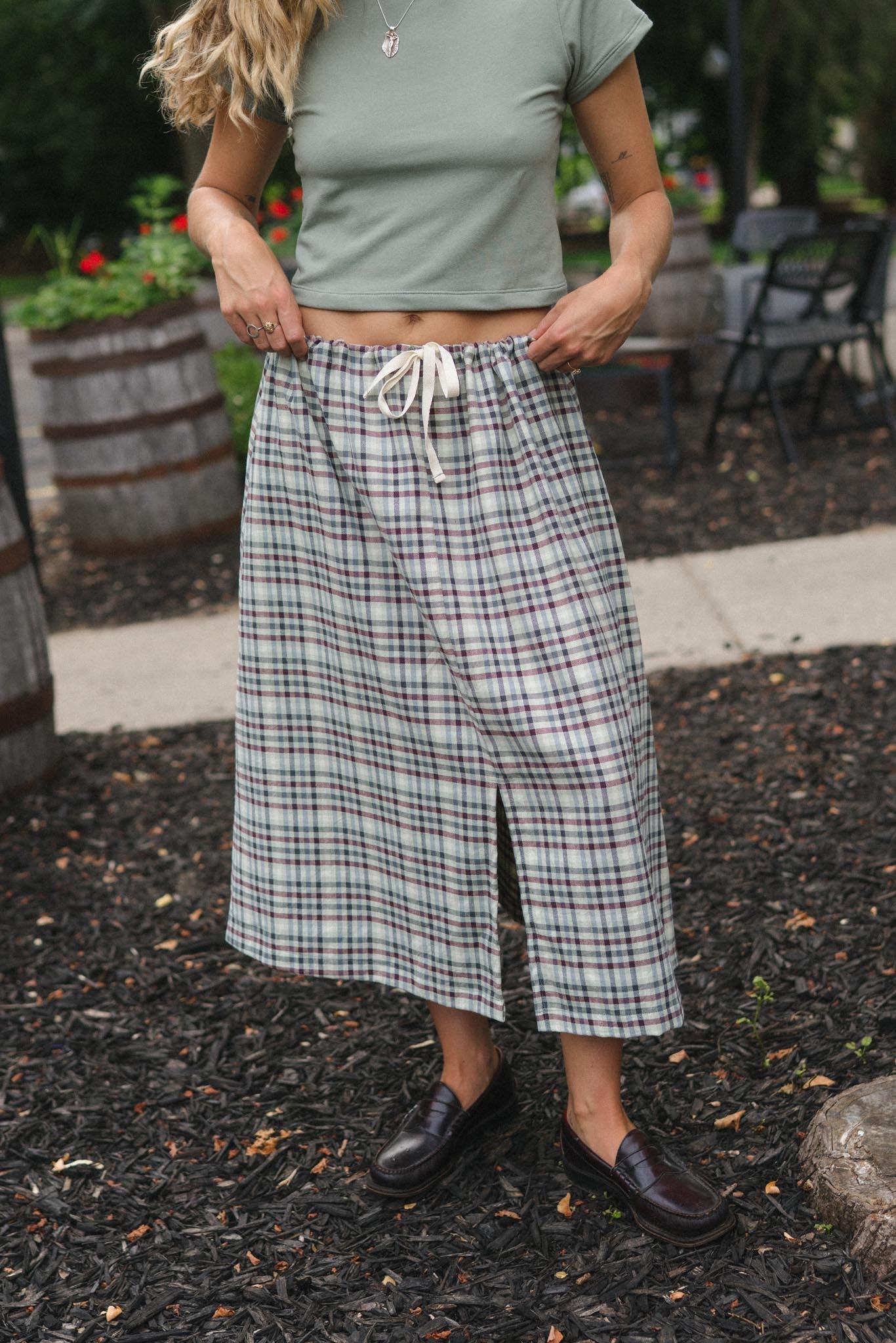 Esme Skirt (Updated) in Grove