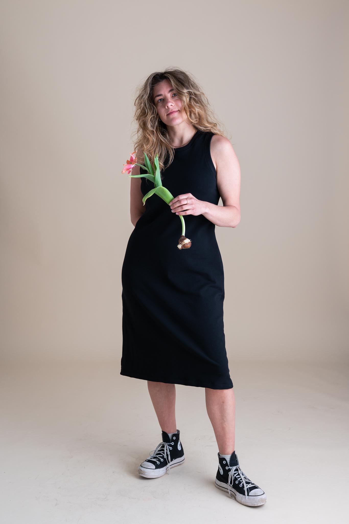 Serena Dress in Licorice