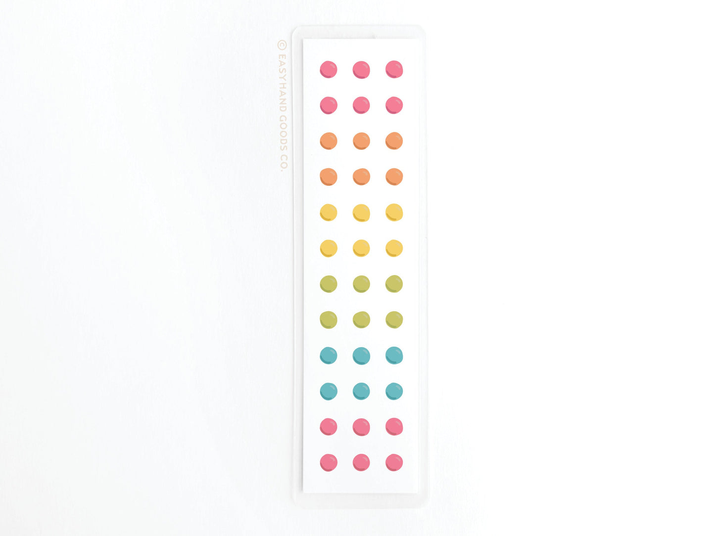 Button Candy Laminated Bookmark