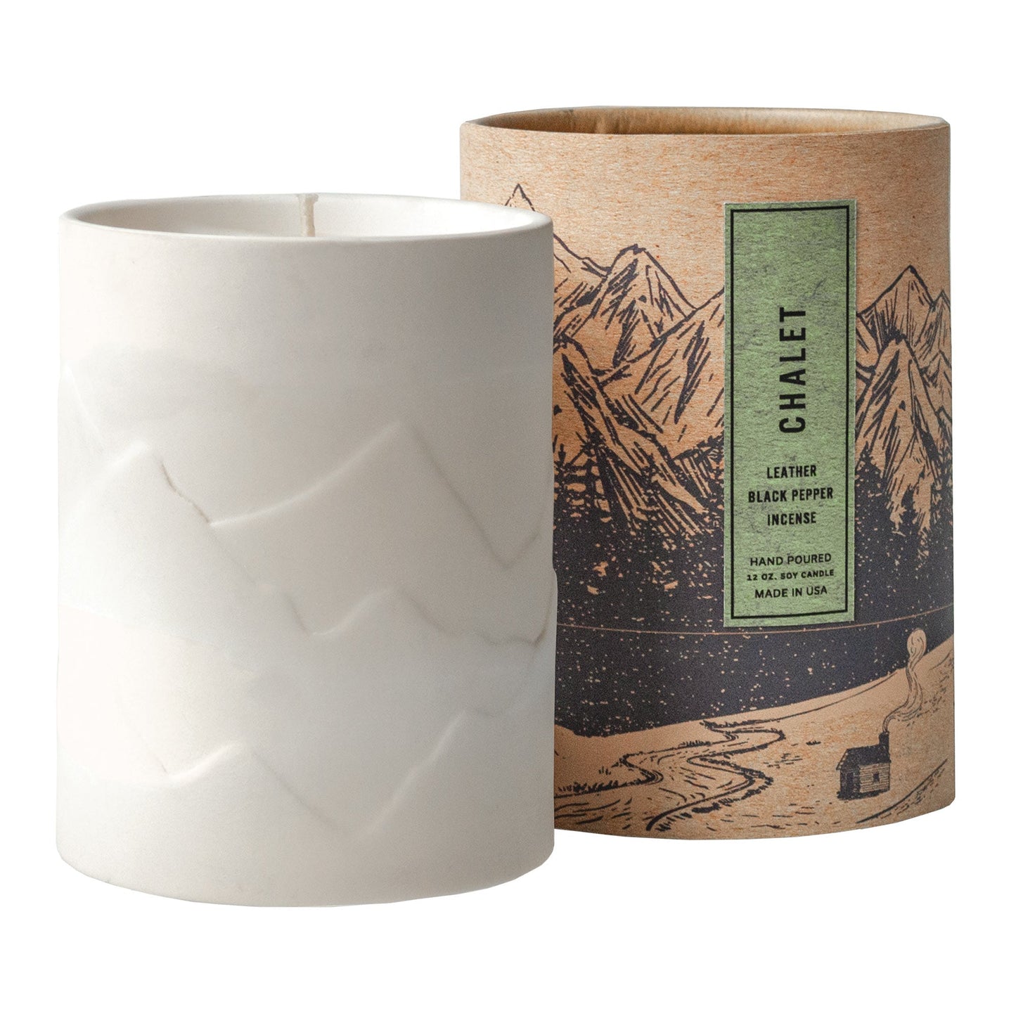 Chalet 12 oz. Balsam + Feather Mountain Candle