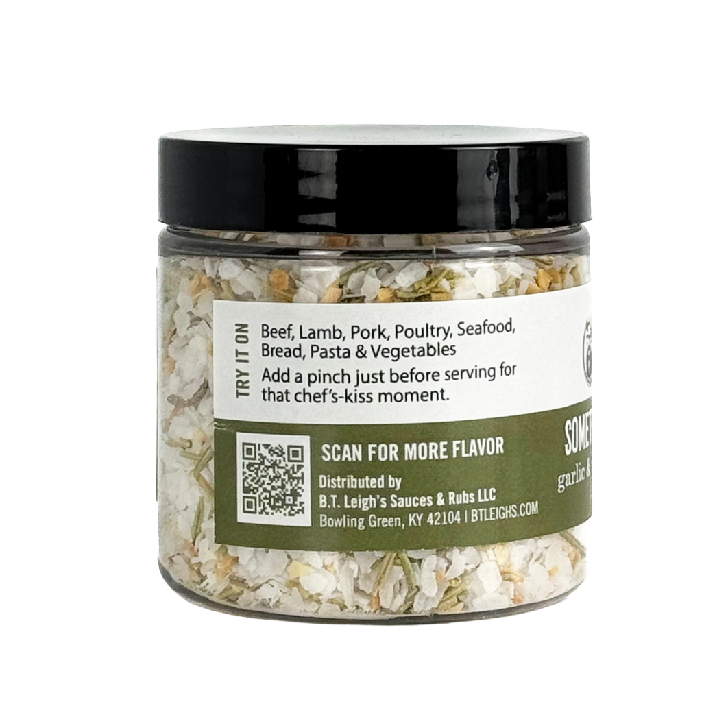 Garlic & Rosemary Finishing Salt