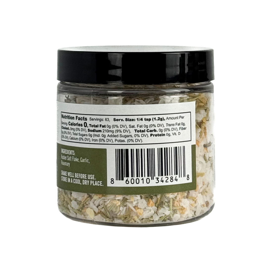 Garlic & Rosemary Finishing Salt
