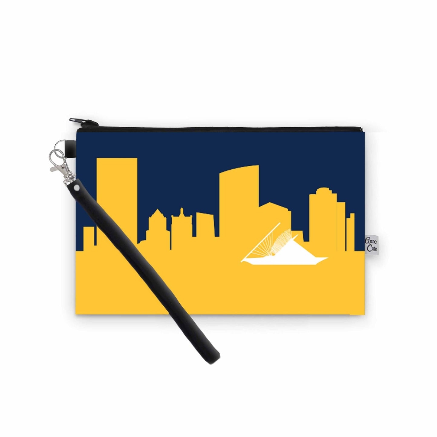 Baseball Ballpark Skyline Game Day Wristlet