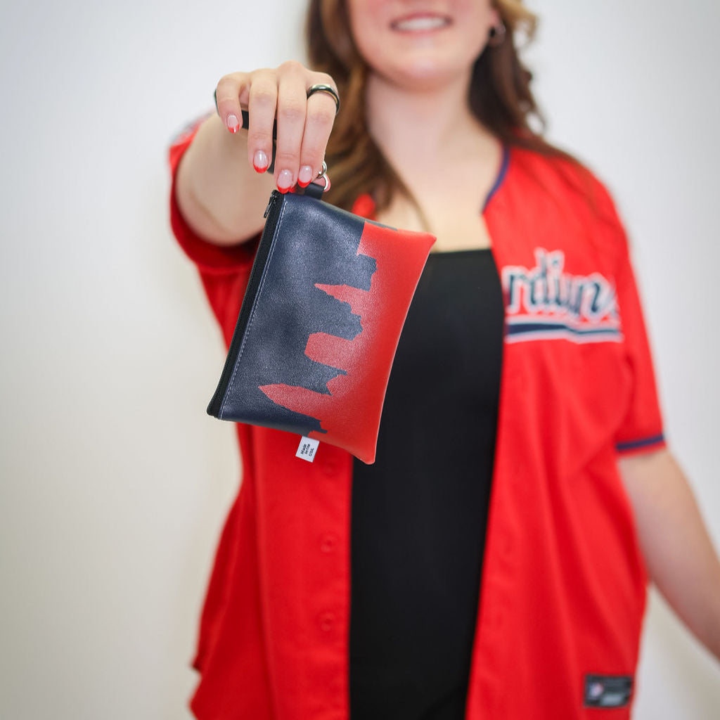 Baseball Ballpark Skyline Game Day Wristlet