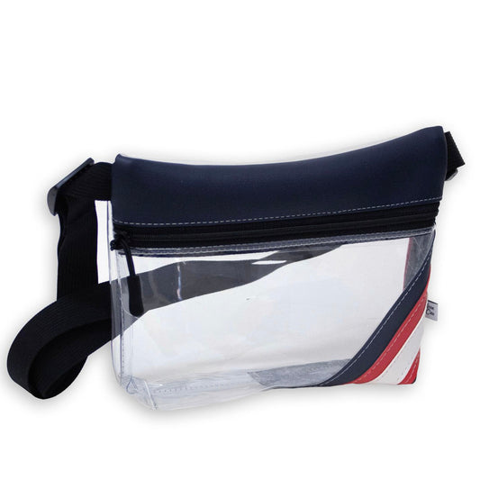 Baseball Ballpark Clear Stripe Game Day Fanny Pack