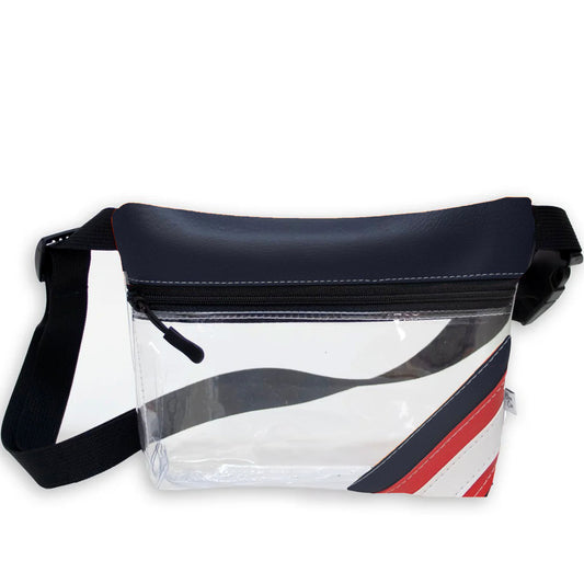 Baseball Ballpark Clear Stripe Game Day Fanny Pack
