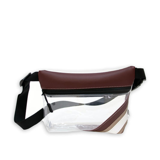 Basketball Arena Clear Stripe Game Day Fanny Pack