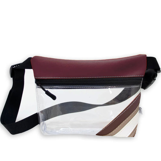 Basketball Arena Clear Stripe Game Day Fanny Pack