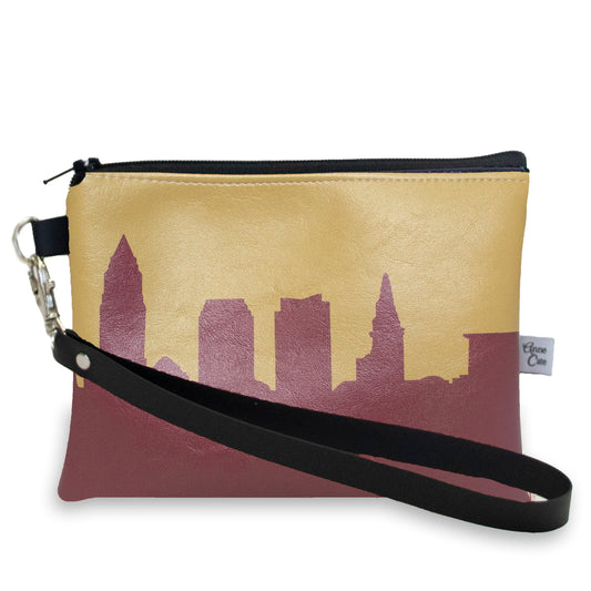Basketball Arena Skyline Game Day Wristlet