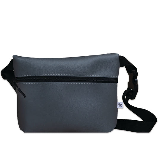 Gray Belt Bag Fanny Pack
