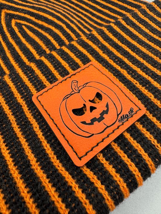 Halloween Beanie, Smile After Dark, Traditional Beanie