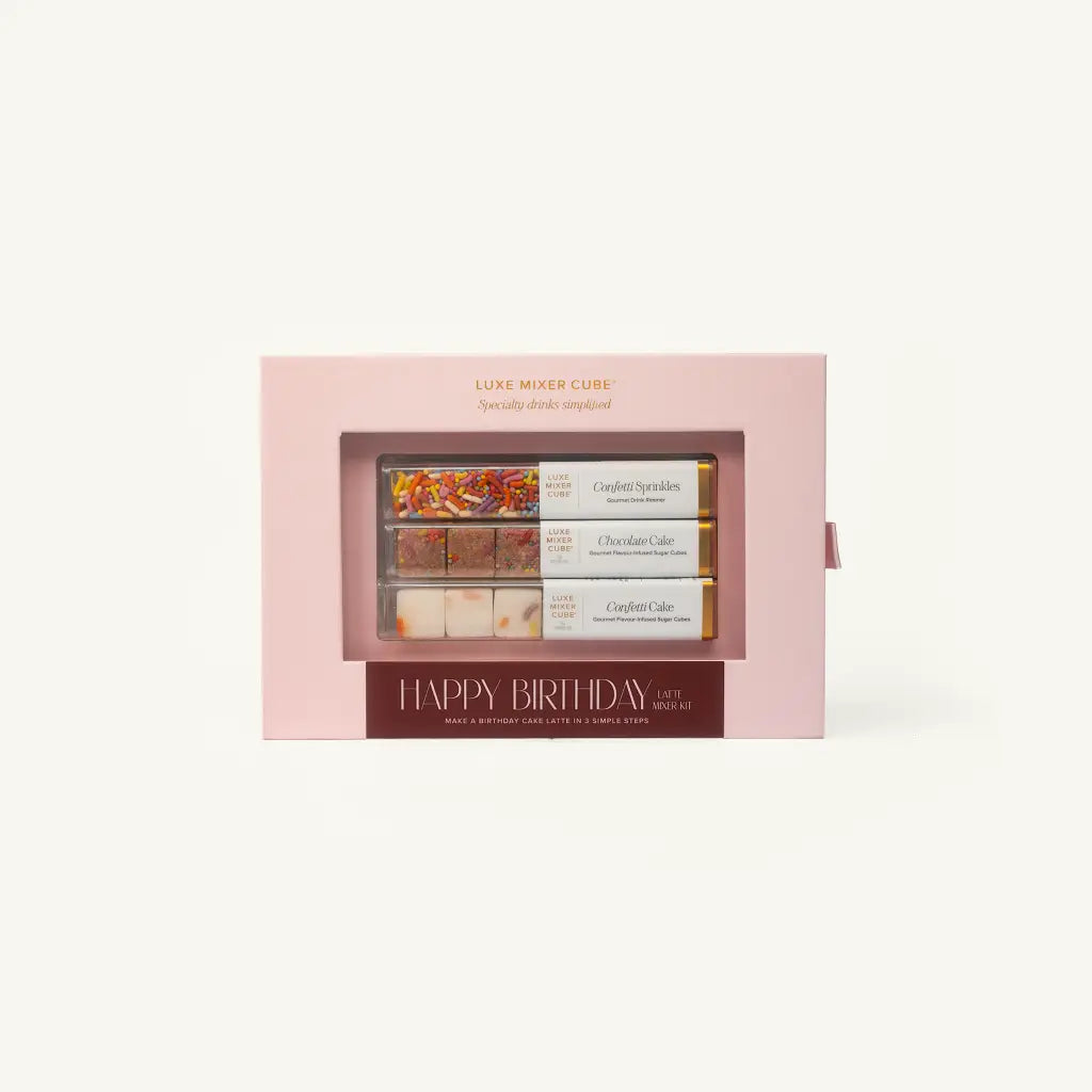 Birthday Cake Latte Mixer Kit