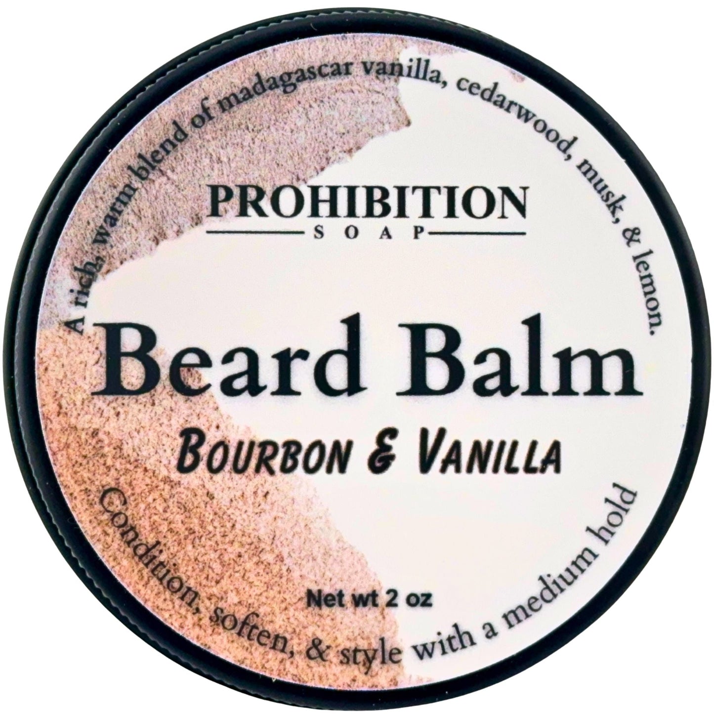 Bourbon & Vanilla Beard Balm