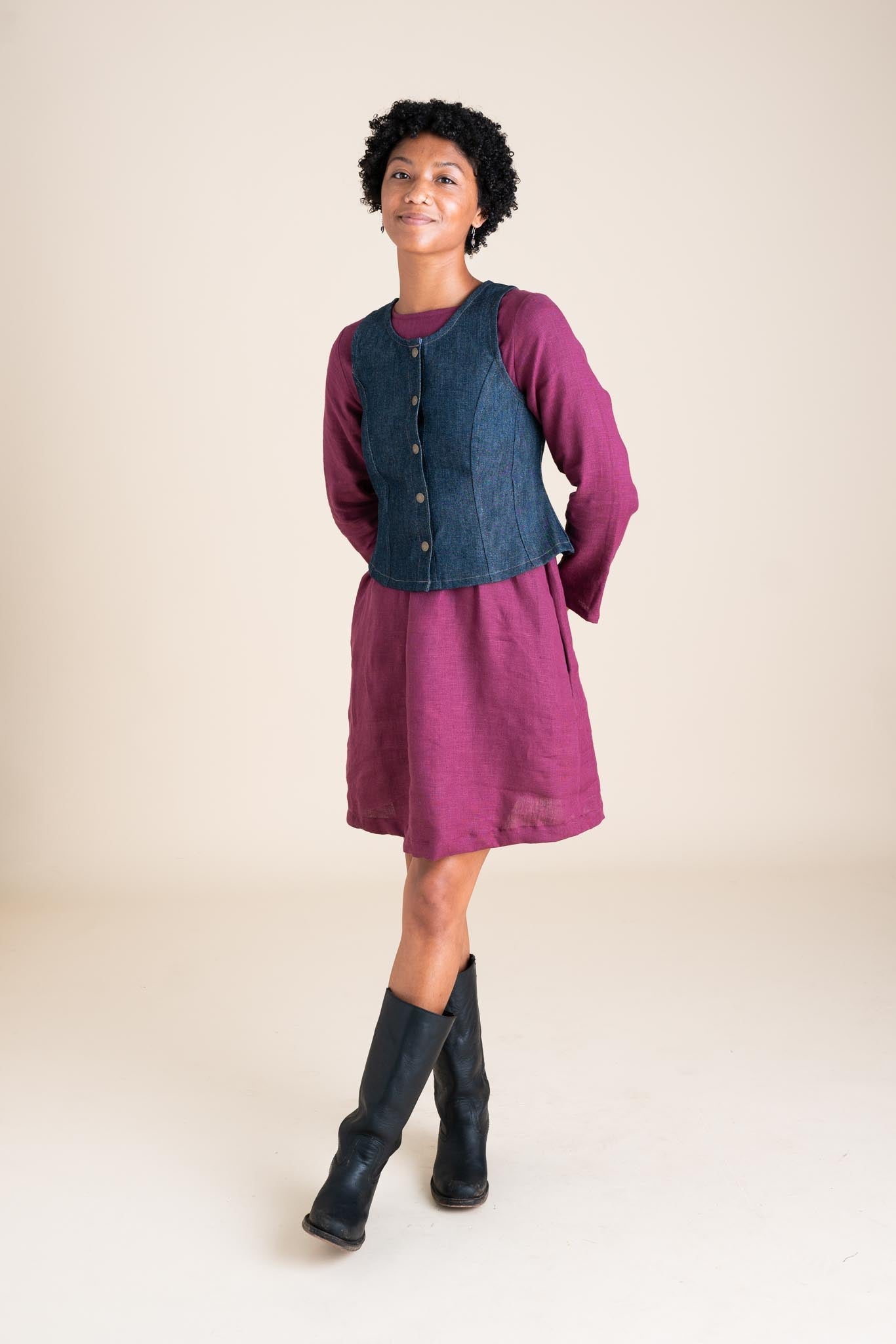 Garden Dress in Orchid