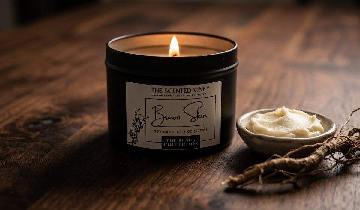 Brown Skin Soy Candle