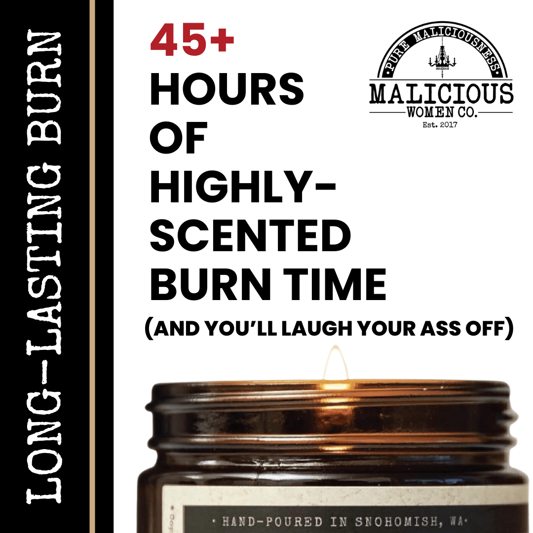 Trust The Universe! | Scent: Cedar & Suede | 9oz Witch Candle | Malicious Women Co