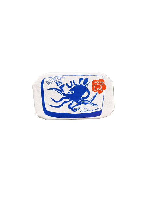 Tinned Fish Candle - Pulpo in Tomato Sauce (Tomato Leaf Scented)