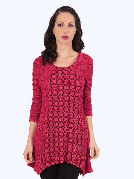 Tianello Innu Knit Jersey Jaquard "Aston" Tunic XS