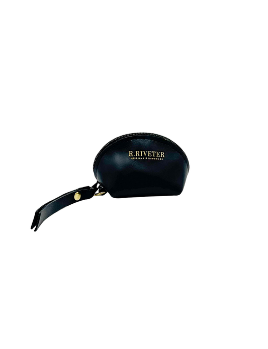 Clara Mini Pouch | Black Leather