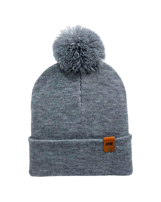 HAAKWEAR PomPom Beanie - Made in USA - Koala Gray