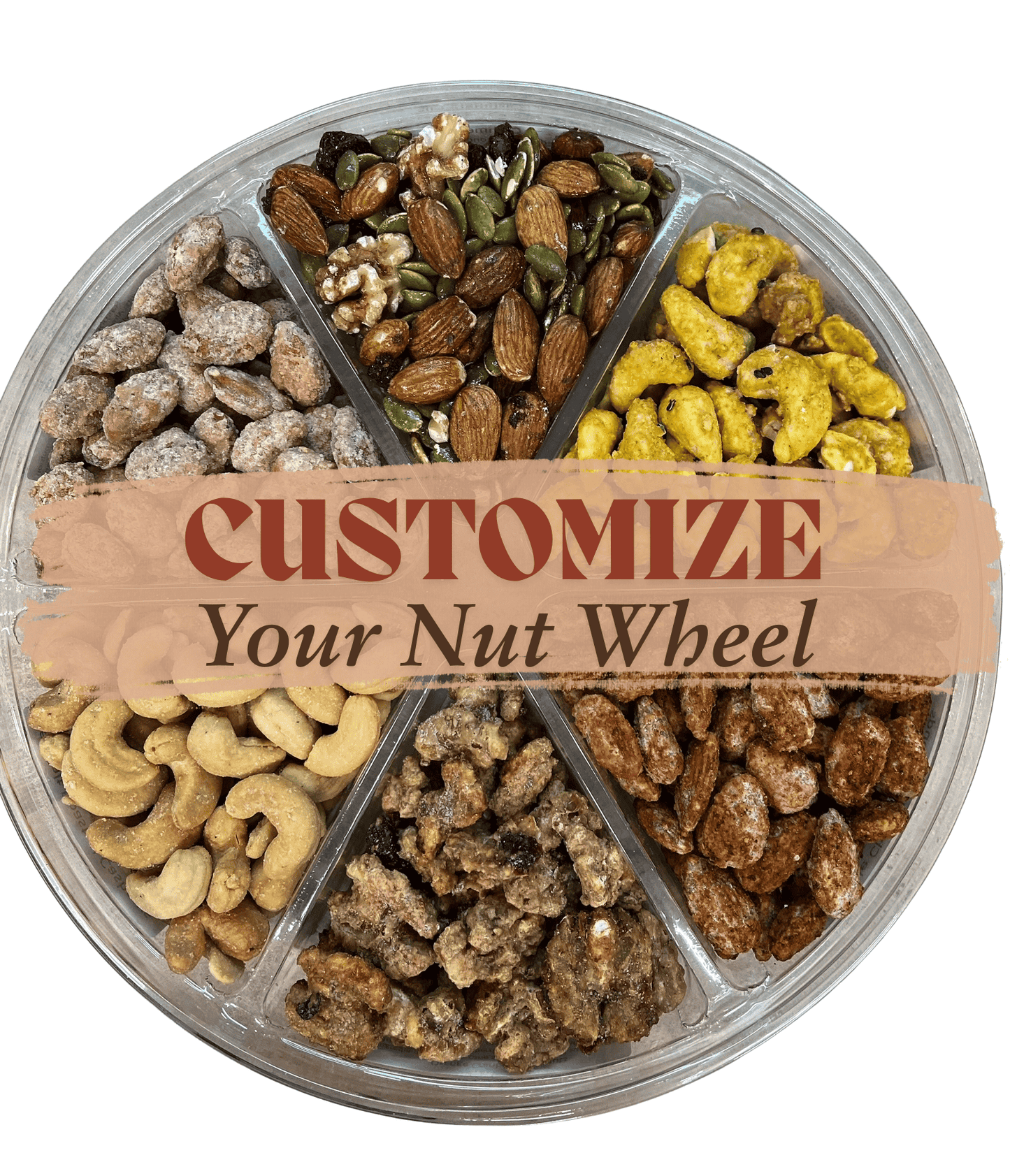 Custom 6-Part Nut Wheel