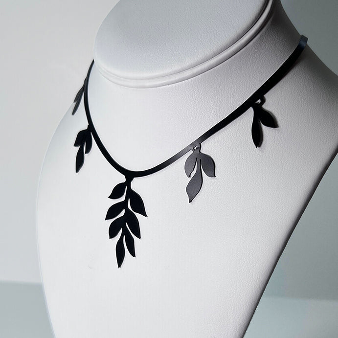 Cascading Vine Charm Necklace