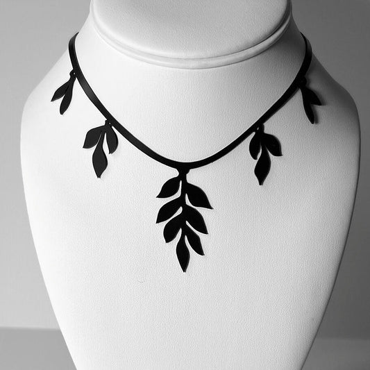 Cascading Vine Charm Necklace