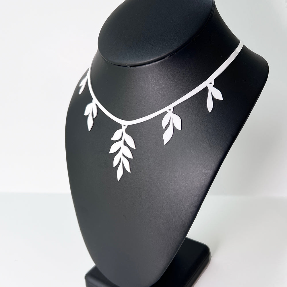 Cascading Vine Charm Necklace