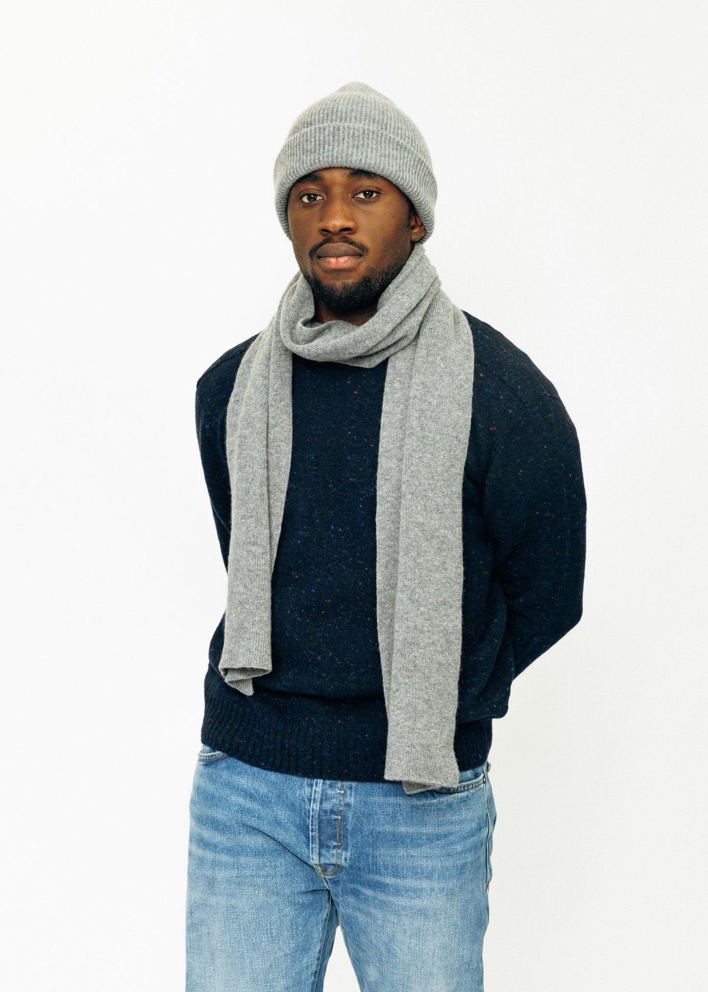 Cashmere Double Knit Beanie