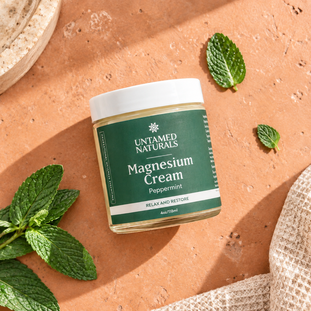 Peppermint Magnesium Cream