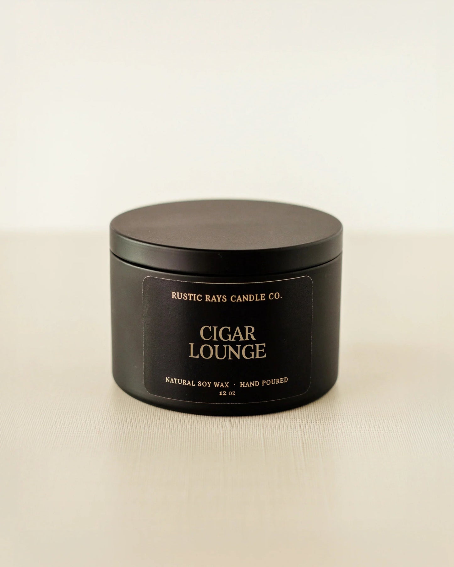 Cigar Lounge Candle | 12 oz Tin