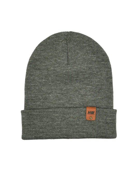 Classic Fusion Cuffed Beanie, Gray and Green