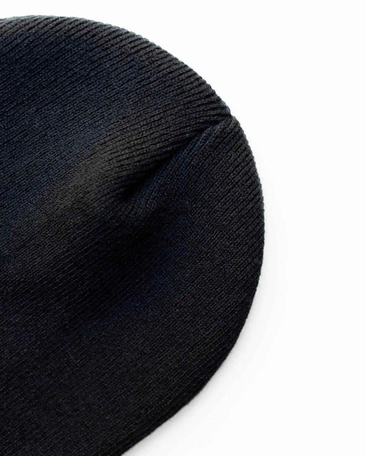 Classic Silent Cuffed Beanie, Midnight Black