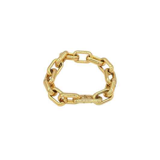 Cleopatra Bold Gold Chain Bracelet