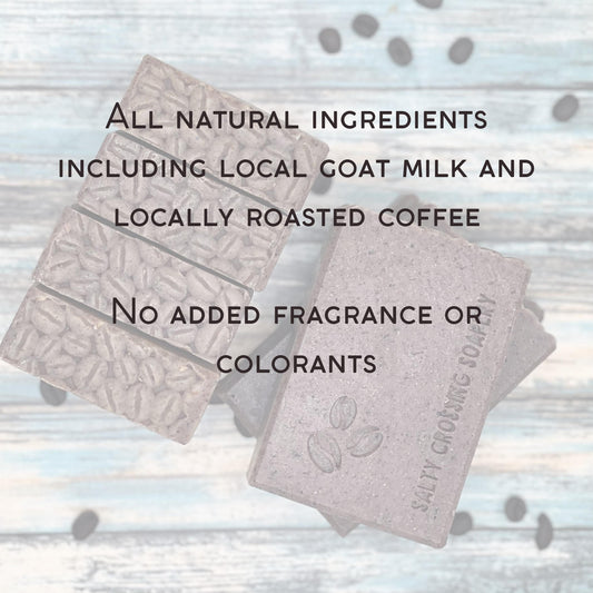 Coffee Scrub Soap Bar with Goat Milk