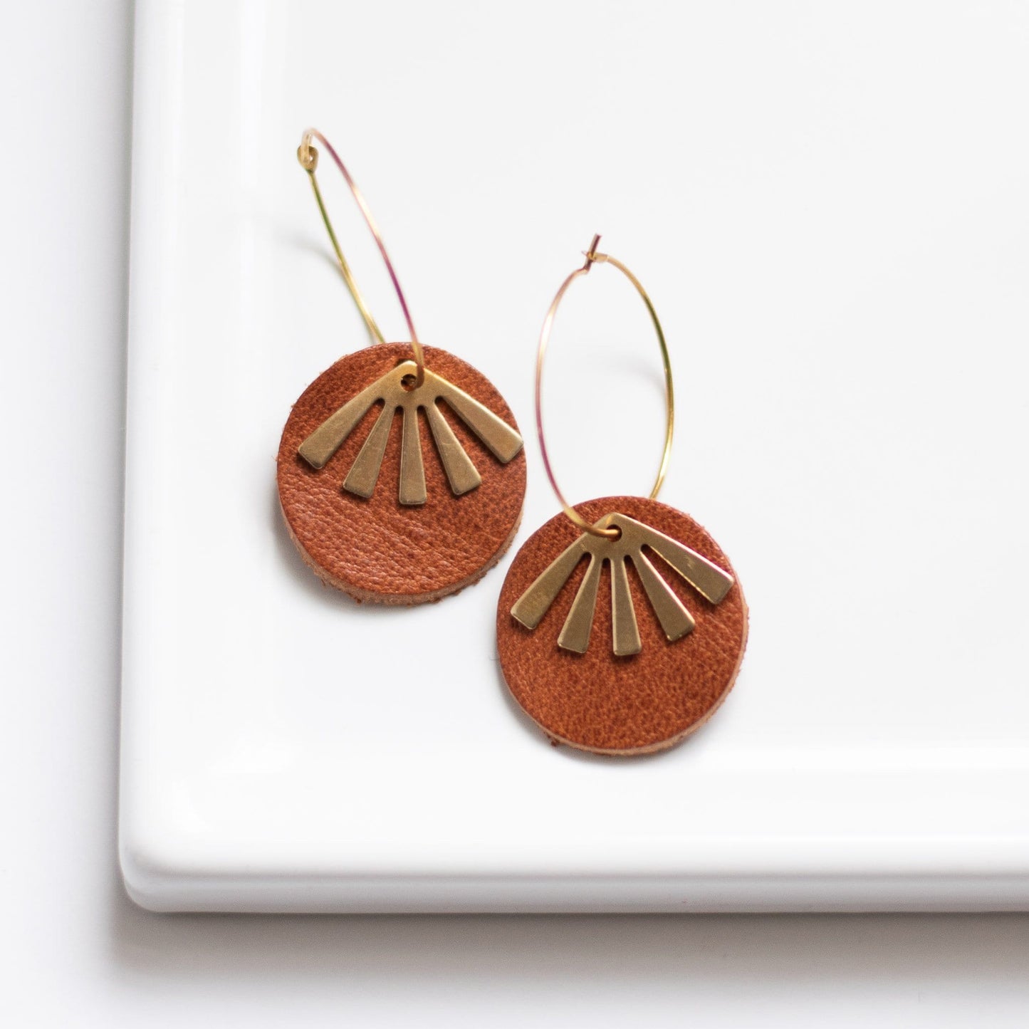 Cognac Oakleigh Earrings