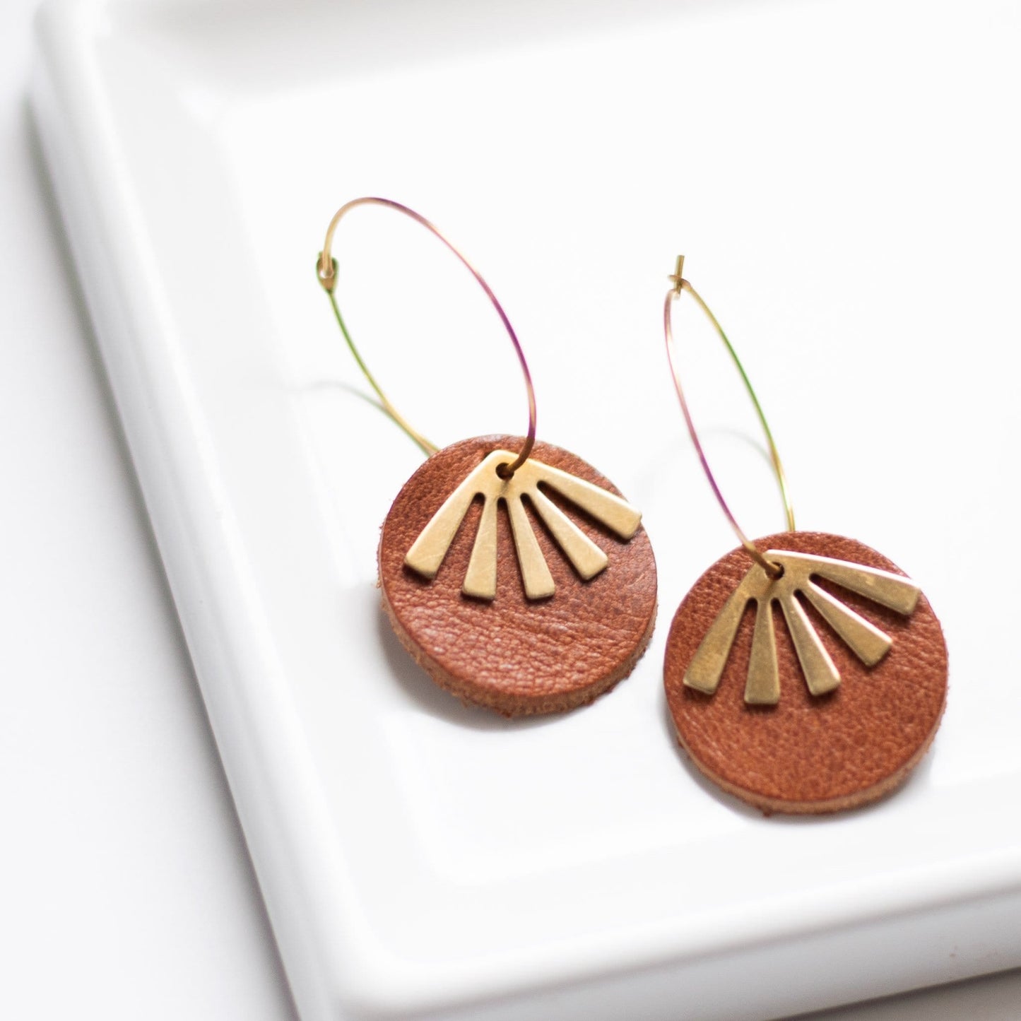 Cognac Oakleigh Earrings