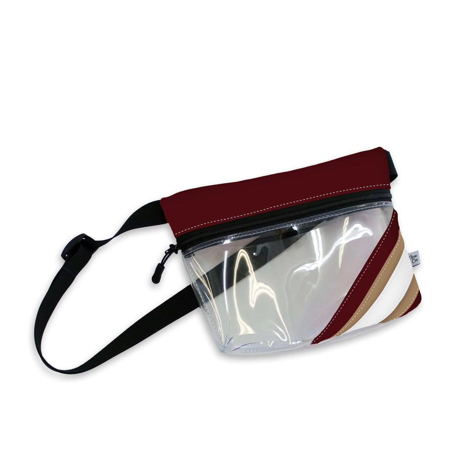 Collegiate Football Stadium Clear Stripe Game Day Fanny Pack