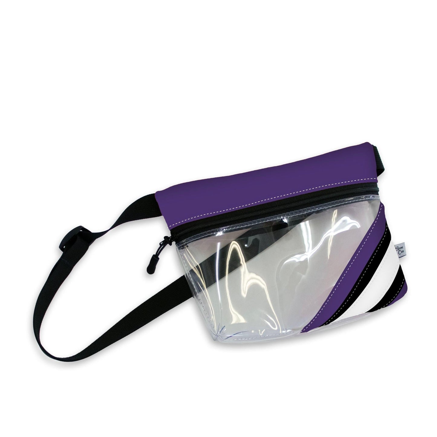 Collegiate Football Stadium Clear Stripe Game Day Fanny Pack