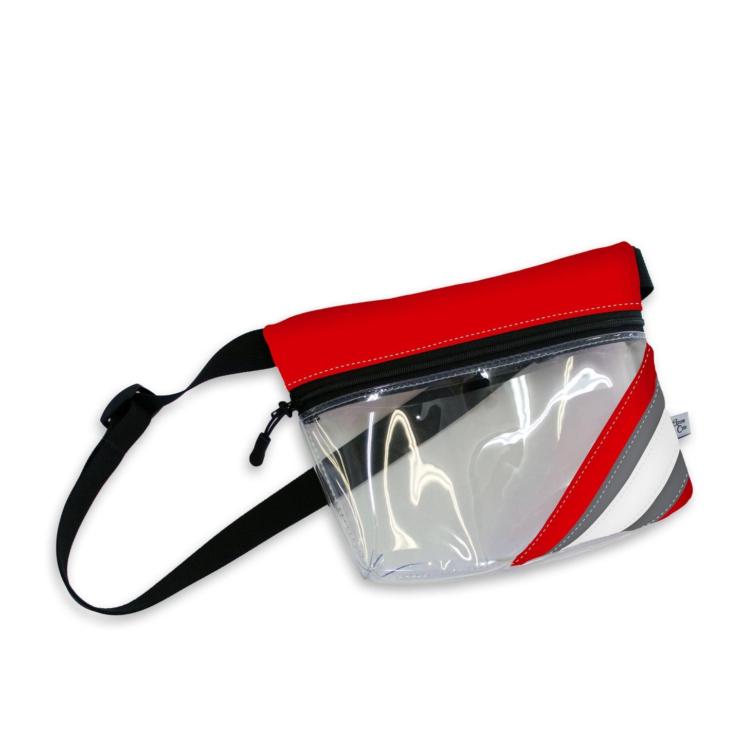 Collegiate Football Stadium Clear Stripe Game Day Fanny Pack