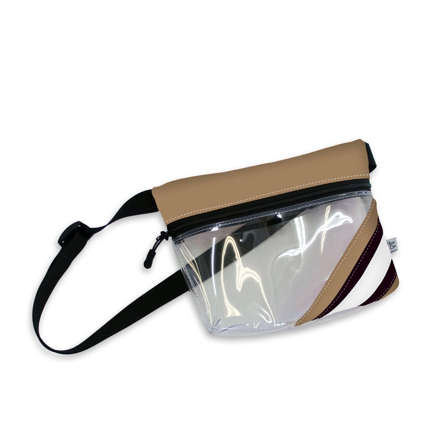 Collegiate Football Stadium Clear Stripe Game Day Fanny Pack