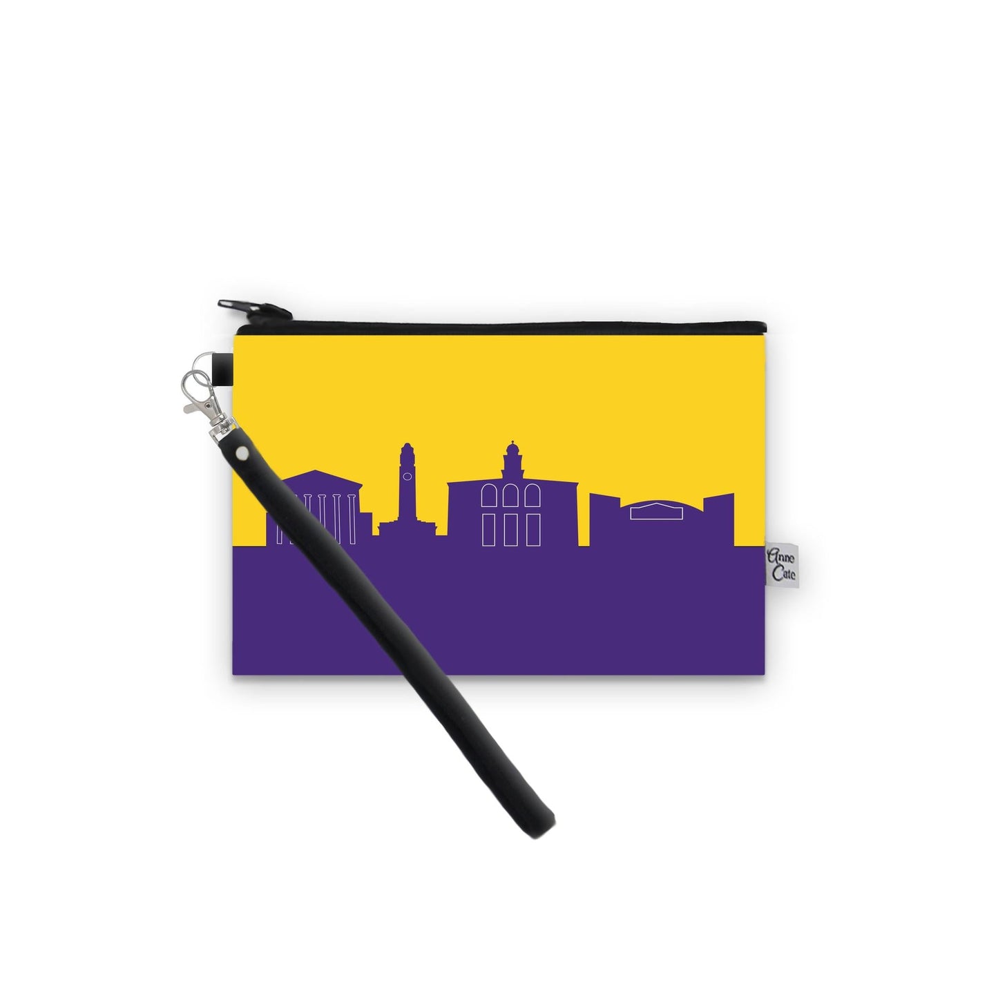 Collegiate Football Stadium Skyline Game Day Wristlet