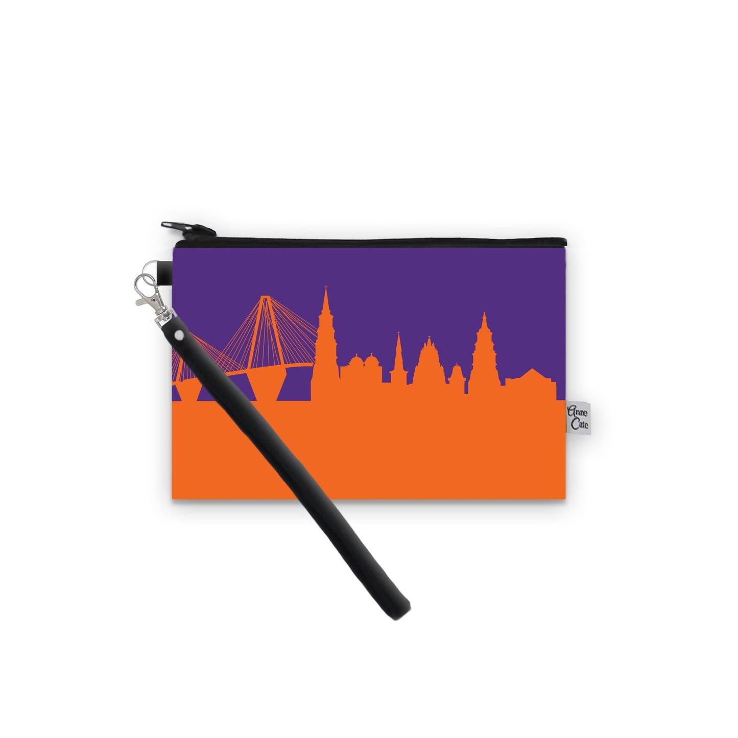 Collegiate Football Stadium Skyline Game Day Wristlet