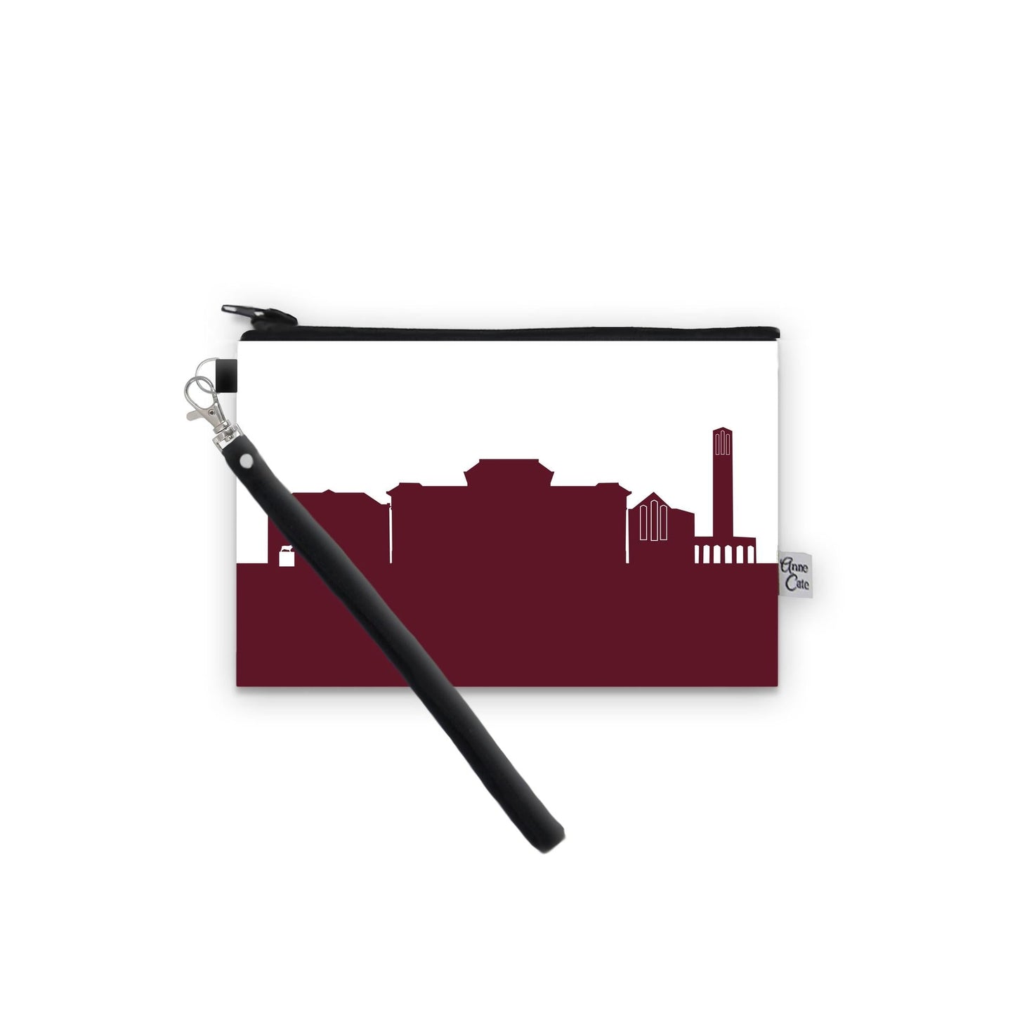 Collegiate Football Stadium Skyline Game Day Wristlet