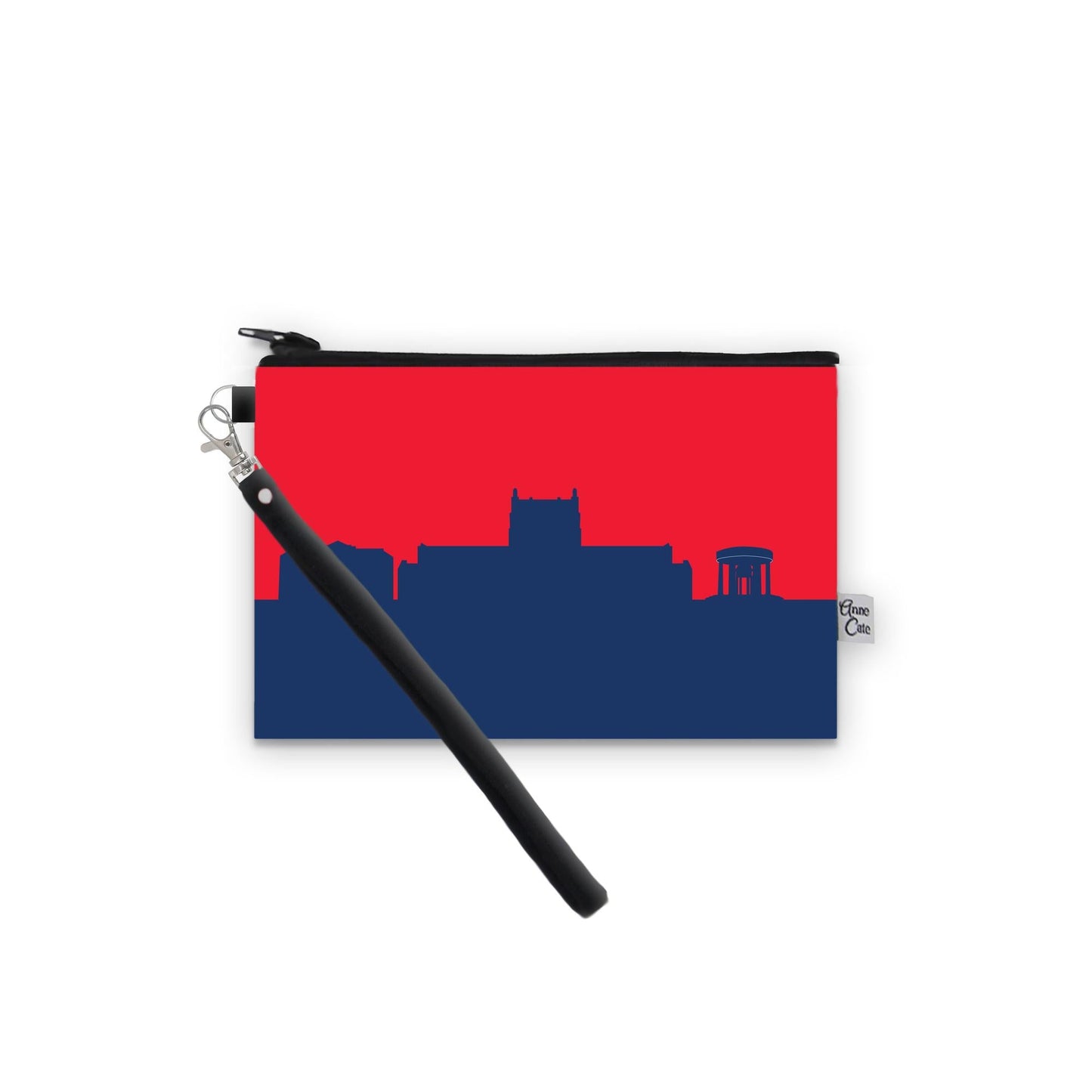 Collegiate Football Stadium Skyline Game Day Wristlet