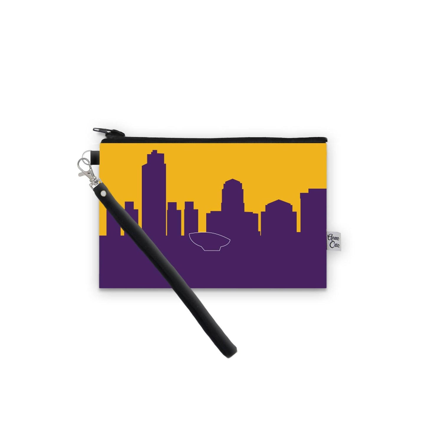 Collegiate Football Stadium Skyline Game Day Wristlet