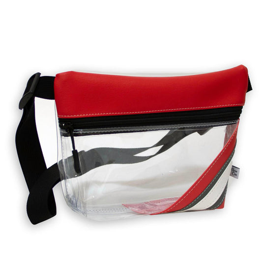 Collegiate Football Stadium Clear Stripe Game Day Fanny Pack