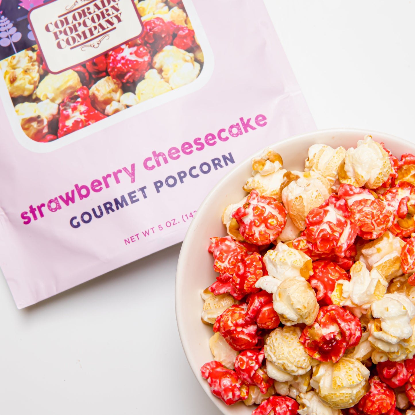 Strawberry Cheesecake Popcorn