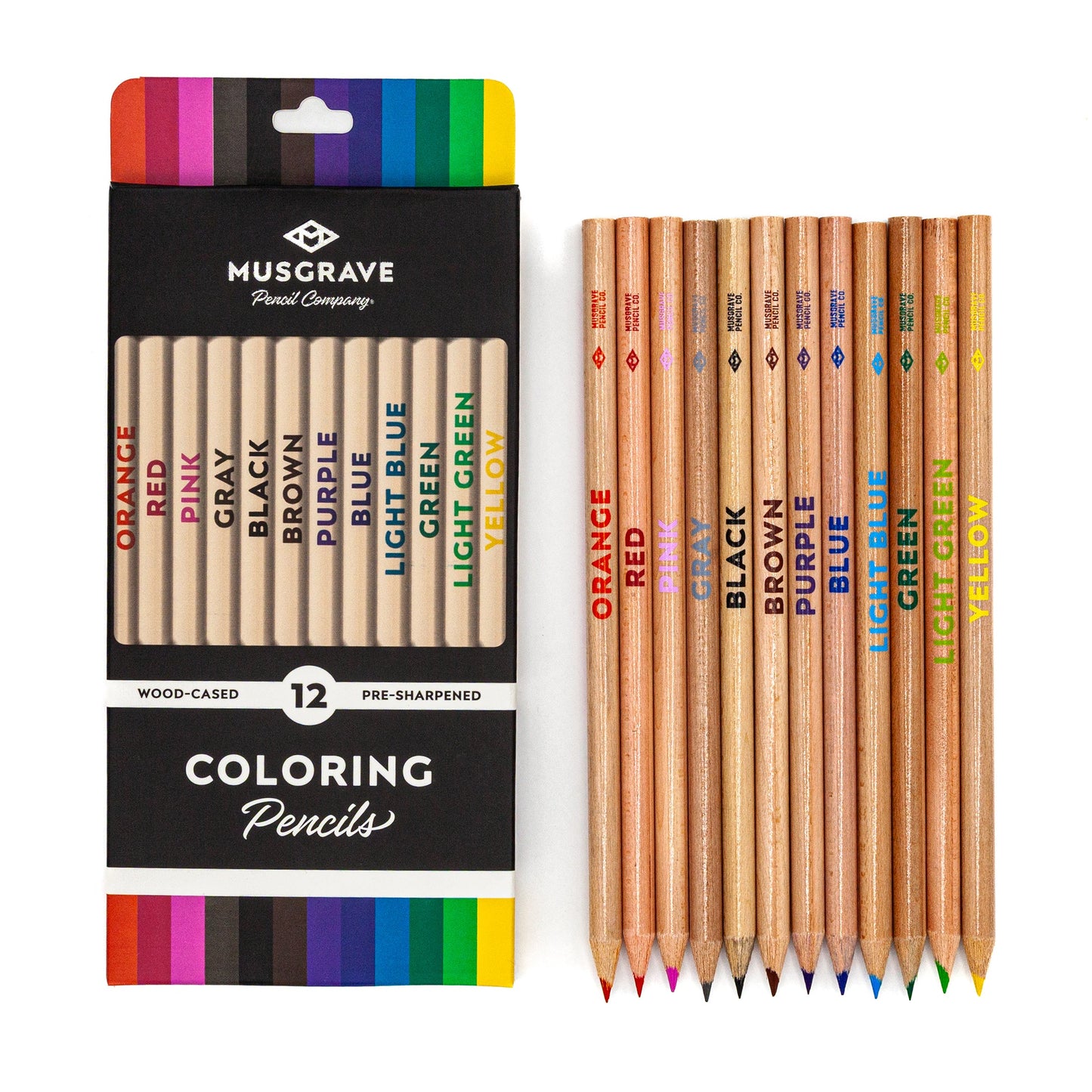 Musgrave Coloring Pencils - 12 Count